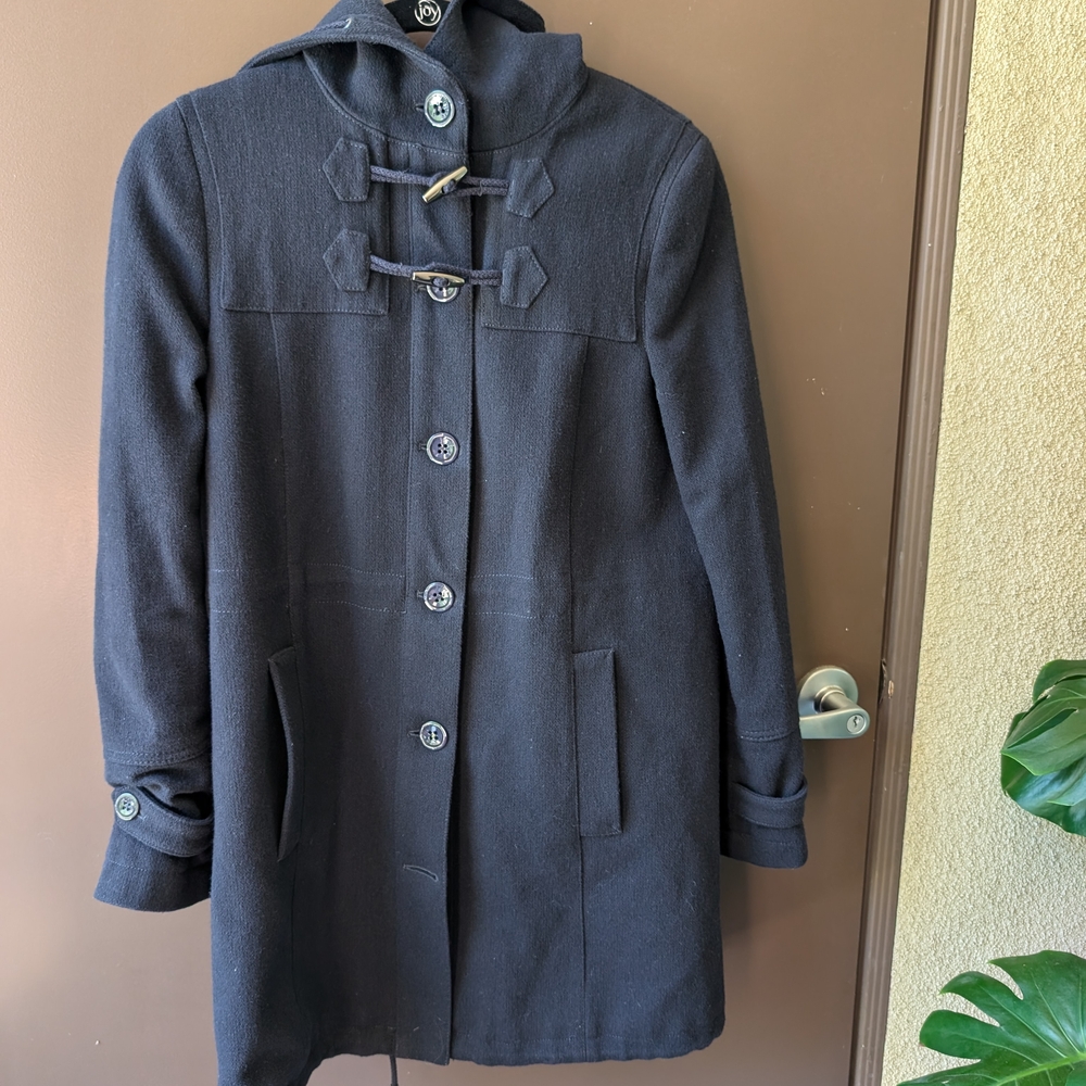 Authentic Women's Armani Navy Toggle Peacoat